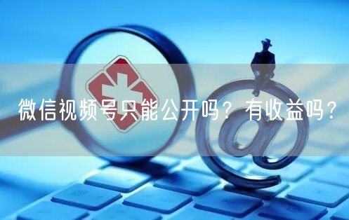 微信视频号只能公开吗?有收益吗?