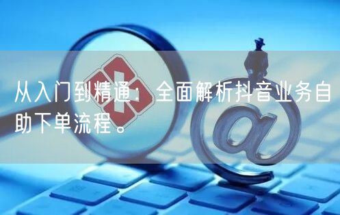 从入门到精通：全面解析抖音业务自助下单流程。