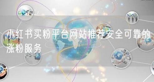 小红书买粉平台网站推荐安全可靠的涨粉服务
