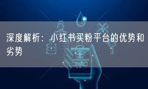 深度解析:小红书买粉平台的优势和劣势
