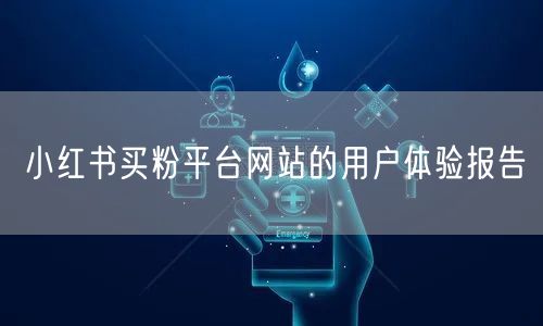 小红书买粉平台网站的用户体验报告